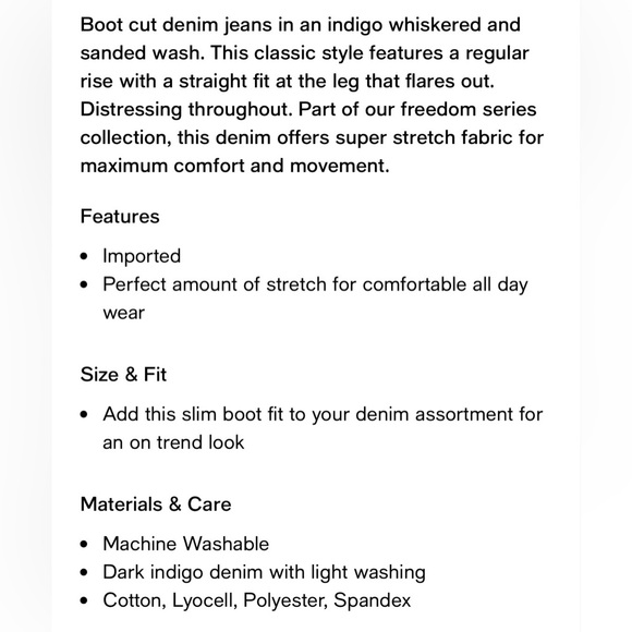 Buffalo David Bitton King-X Slim Bootcut Stretch Men's Jeans Size 30x31 - Picture 4 of 16